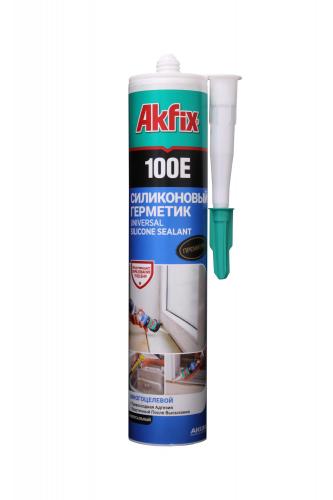 Akfix 100E Универсальный силикон 280мл. Белый
